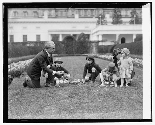 Davis & family, Easter egg rolling, [4/21/24