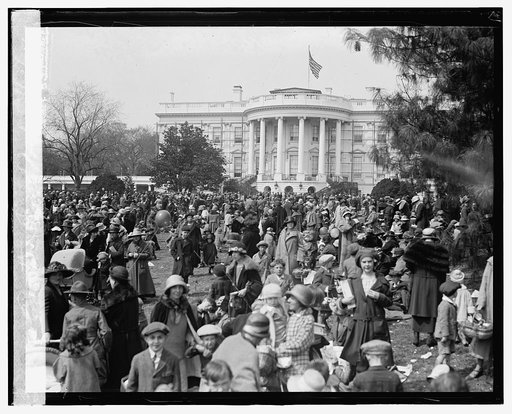 Easter egg rolling, 4/21/24