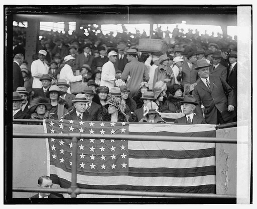 Coolidge, opening game, 1924