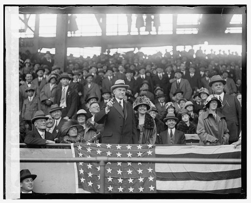Coolidge, opening game, 1924
