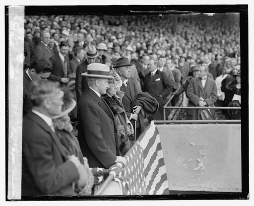 Coolidge, opening game, 1924