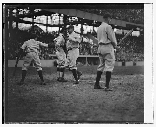 Ruth scoring 1st home run, 4/21/24