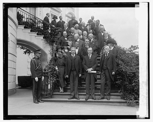 Root, Coolidge, Holmes and group on steps], 6/2/24