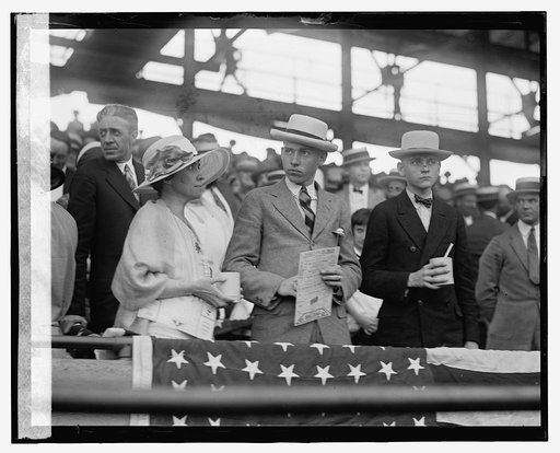 Coolidge at ballgame, [6/26/24