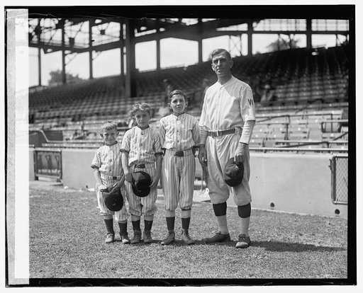 Roger Peckinpaugh with Ralph, Walter, & Roger Jr., 7/21/24