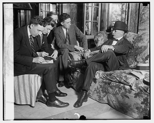 Gov. Bryan & newspapermen, 7/12/24