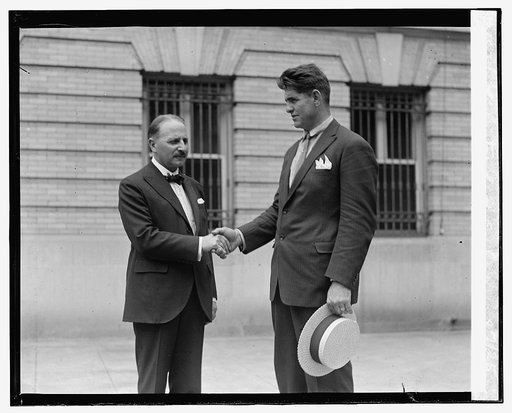 Luis Firpo & Ambassador Pueyrredon, 7/25/[24