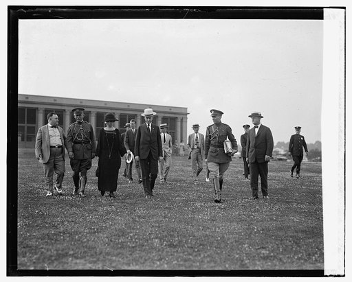 Pres. & Mrs. Coolidge at Hanes Point, 7/31/24