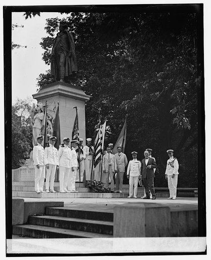 John Barry monument,185 anniversary of birth (Sons of Revolution), 8/2/24
