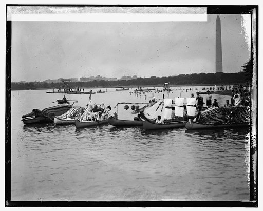 Canoe Regatta and Water Carnival, Tidal Basin, [8/4/24