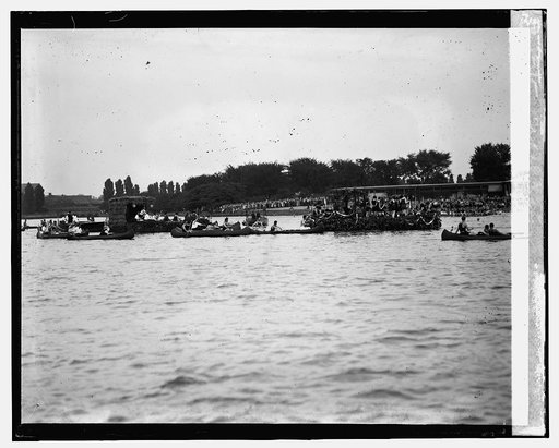 Canoe Regatta and Water Carnival, Tidal Basin, [8/4/24