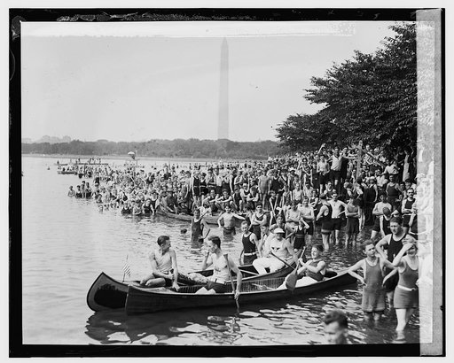 Canoe Regatta and Water Carnival, Tidal Basin, [8/4/24