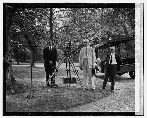 De Forest Phonofilm Co. Inc. in White House grounds