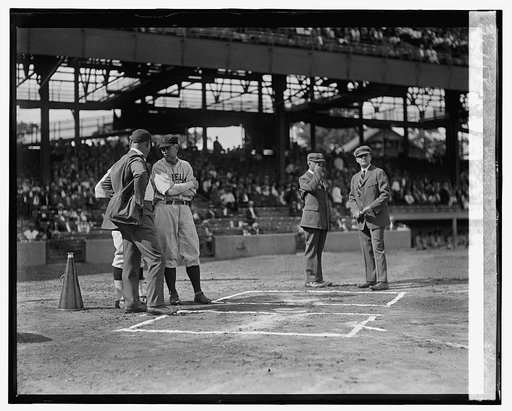 New olive drab uniforms for umpires, 8/12/24