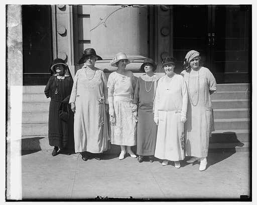 Republican women at notification [of Pres. Coolidge