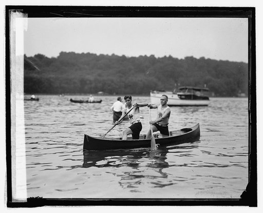 FrankYielfs & Geo. Newhouse of U[...] Canoe Club at Regatta, [8/23/24