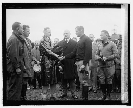 Pres. Coolidge, Sec. Weeks & L.H. Smith, [9/9/24