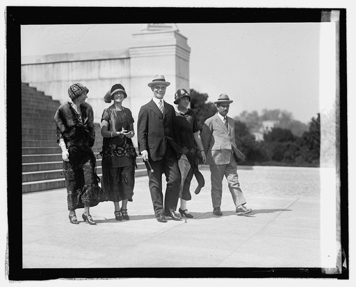 Mrs. Geissler, Lenor Orellano, A.H. Geissler, Concha Orellano, Col. Victor Norales, 9/8/24