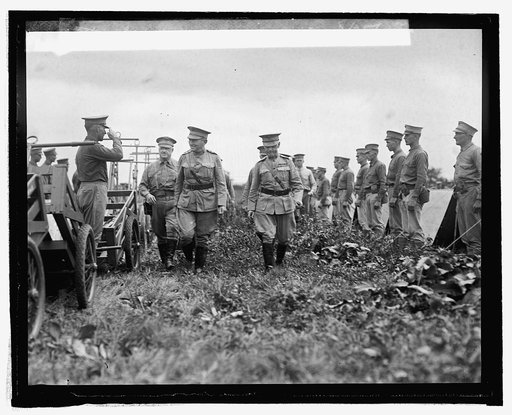 Gen. LeJeune reviewing Marines, 8/25/24