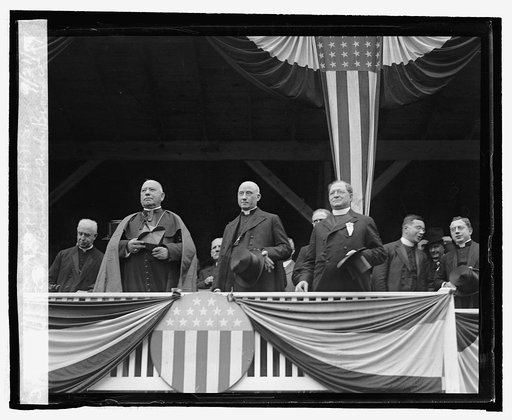 Cardinal O'Connell, Arch. Biondir, Rev. M.J. Ripple. H.N.S., 9/21/24