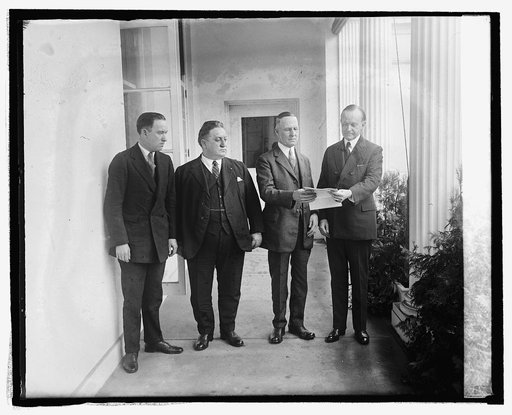 J.A. Copeland, C.J. Mahoney, Harmon G. Drew, Coolidge, 9/29/24