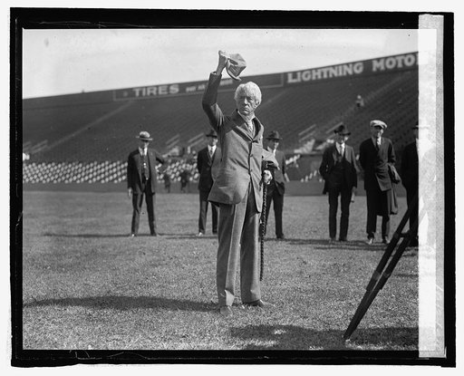 Judge Landis at Wash. B.B. Park, 10/2/24