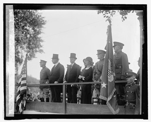 Reviewing stand, Defense Day Parade, [9/12/24