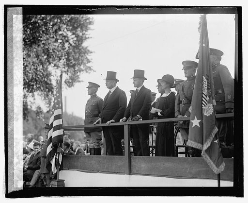 Reviewing stand, Defense Day Parade, [9/12/24