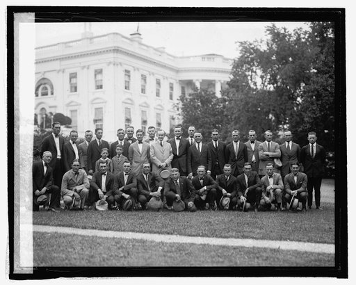 Coolidge with Wash. baseball team, [9/5/24
