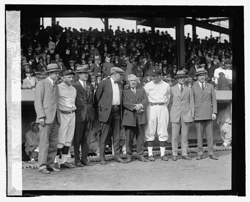 Altrock, Cobb, Ruth, McGraw, Johnson, Sisler, 10/4/24