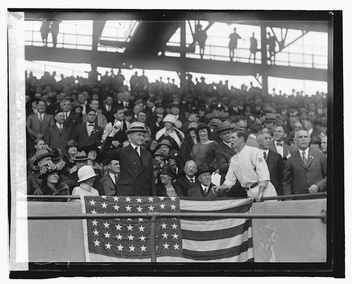 Cooledge throwing out 1st ball at World Series, 10/4/24