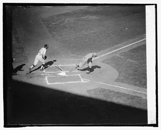 Lindstrom, 1st man up in 6th game, off for 1st on a bunt but was out, 10/9/24