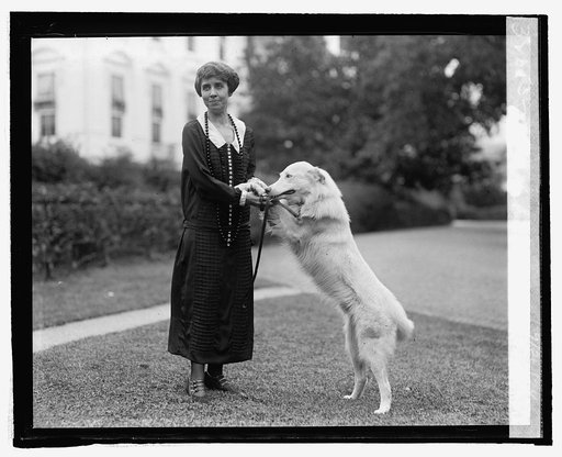 Mrs. Coolidge with "Rob Roy," 9/26/24