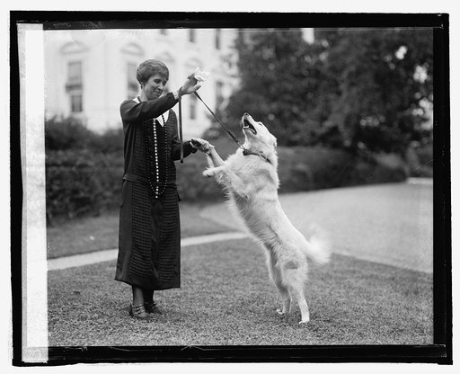 Mrs. Coolidge with "Rob Roy," 9/26/24