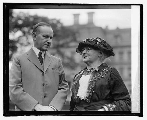 Pres. Coolidge & "Mother Jones" 9/26/24