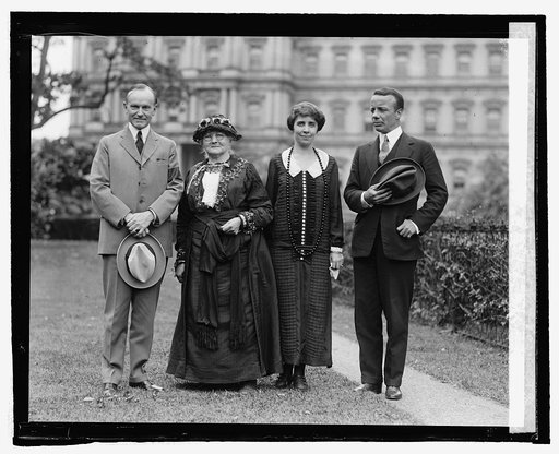Pres. Coolidge, Mother Jones, Mrs. Coolidge, Theodore Roosevelt, 9/26/24
