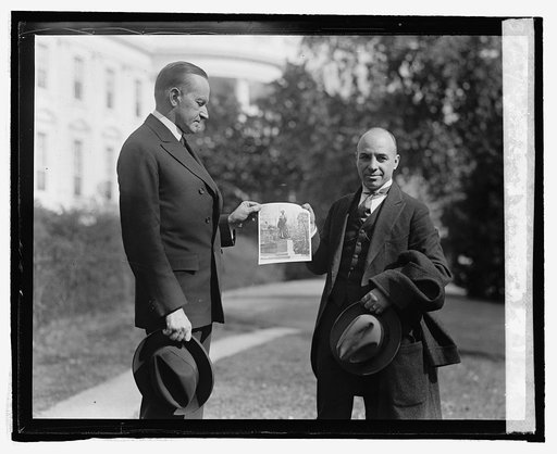 Pres. Coolidge with Salvatore M. Pino, [10/24/24
