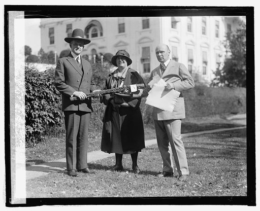 Pres. Coolidge, Grace M. Sparks, H.B. Watkins