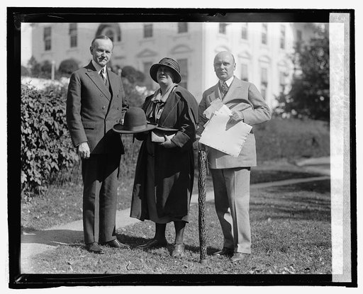 Pres. Coolidge, Grace M. Sparks, H.B. Watkins