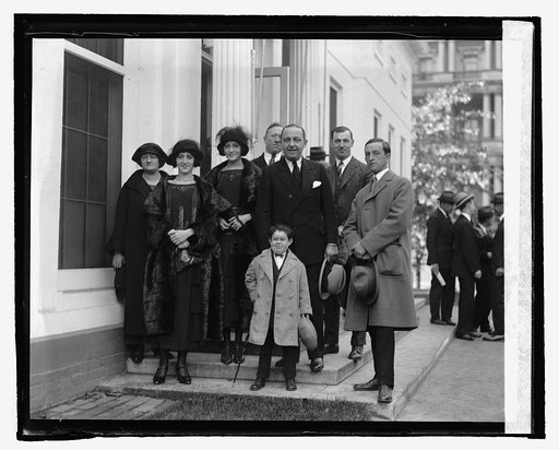 Al Jolson's gang at White House