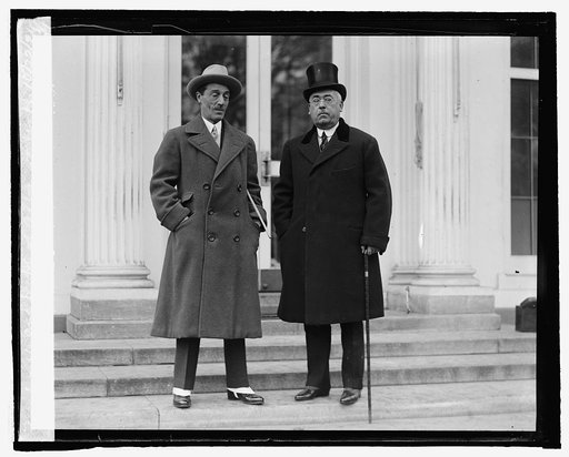 Spanish Amb. Senor Don Juan Riano and Duke of Alba at W.H., 10/22/24