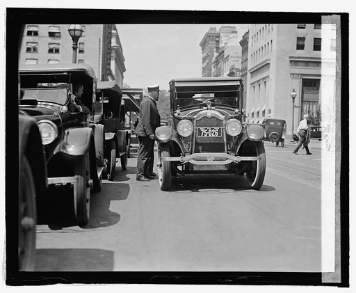 Street scene, automobiles, Washington, D.C.