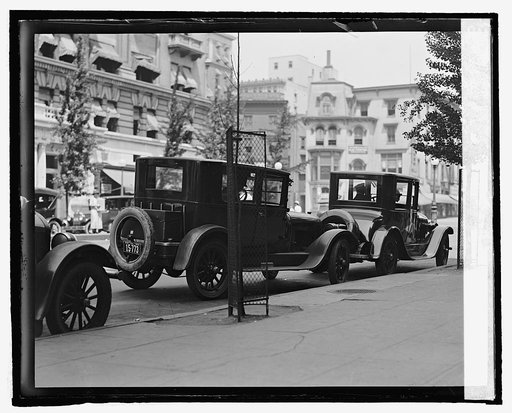 Street scene, automobiles, Washington, D.C.
