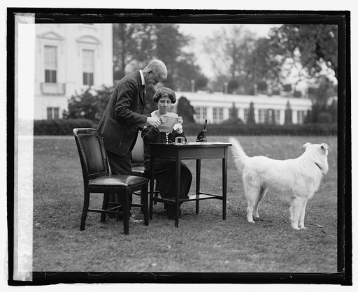 Mrs. Coolidge votes by mail, [10/30/24