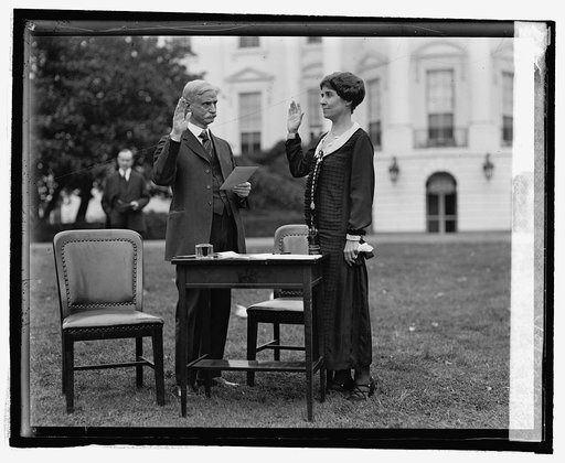 Mrs. Coolidge votes by mail, 10/30/24