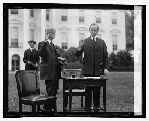Pres. Coolidge votes by mail, 10/30/24