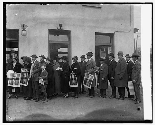 In line to vote at Clarendon, Va., 11/4/24