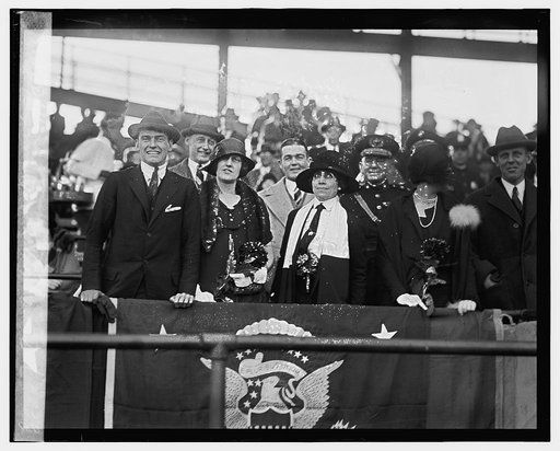 Mrs. Coolidge at Marines - Fort Benning game, 11/3/24