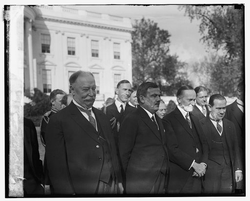 Taft, Gen. Calles, Coolidge at W.H., [10/31/24