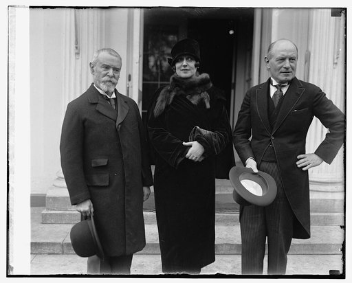 Aml. Jusserand, Mrs. James K. Hackett, M. Teirman Gemier